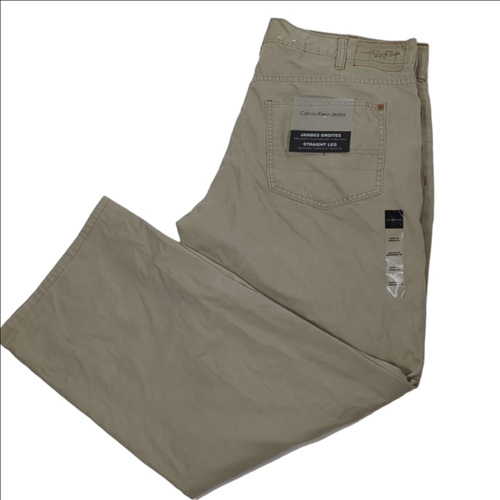 NWT Calvin Klein Khaki Pants Size 38 Men's